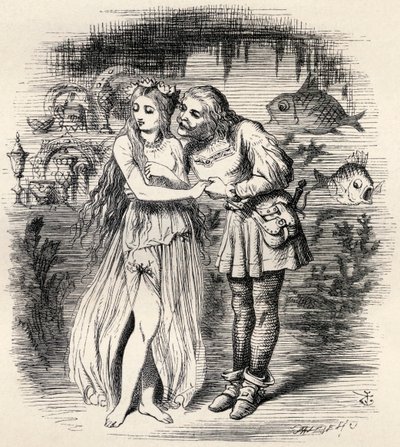 Illustration after J. Tenniel for the poem 